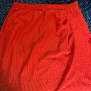 Cato Vibrant Red A-Line Skirt